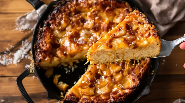 Je fais ce gâteau aux pommes à la poêle : ultra simple, rapide, sans four et 100 % réconfort