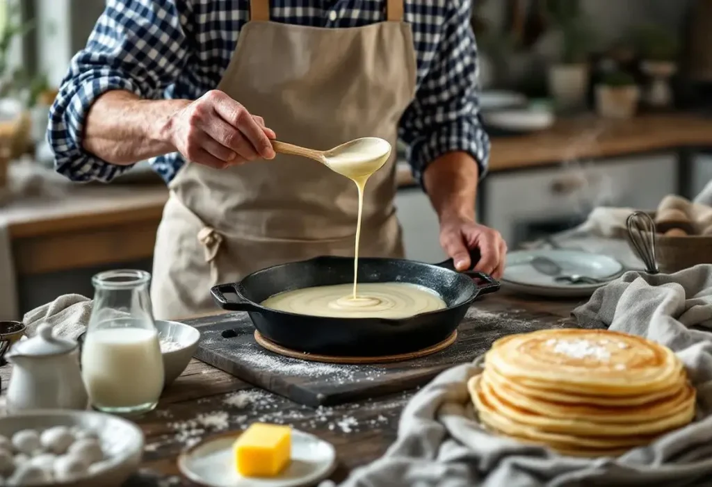 Un crêpier breton dévoile enfin sa vraie recette de pâte à crêpes : fluide, simple, et fidèle à la tradition